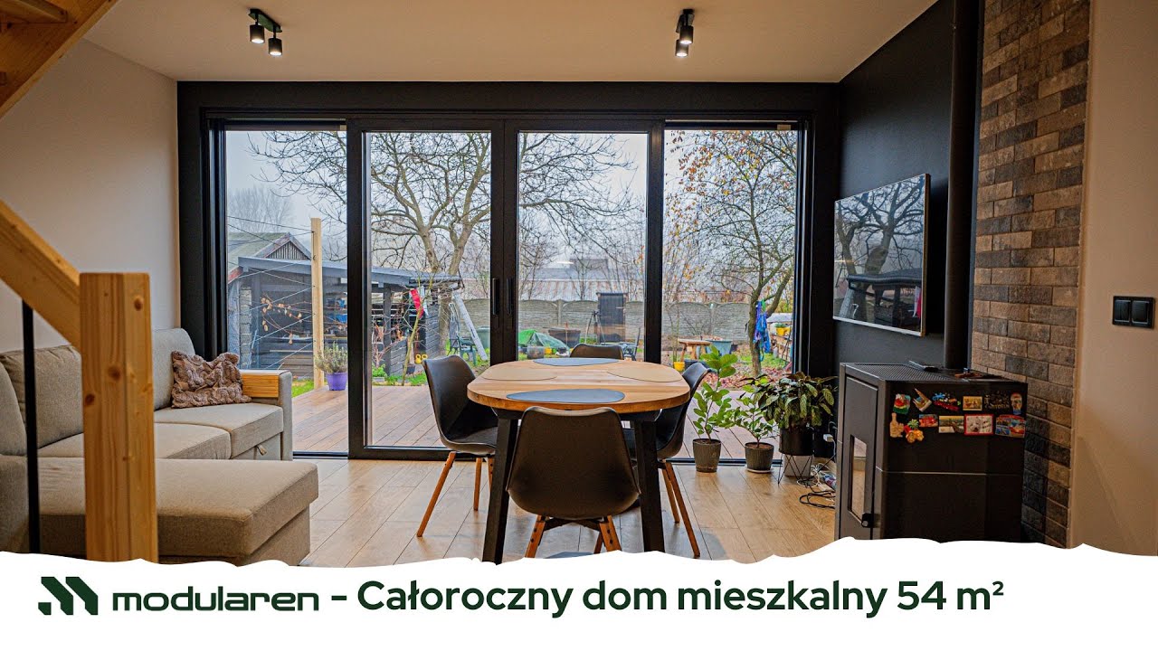 Prime House 54 - Wykończony i umeblowany dom modułowy dla rodziny
