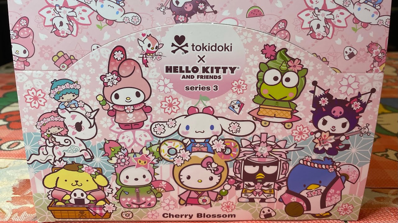 Unboxing Tokidoki x Hello Kitty Series 3 Cherry Blossom Full Case