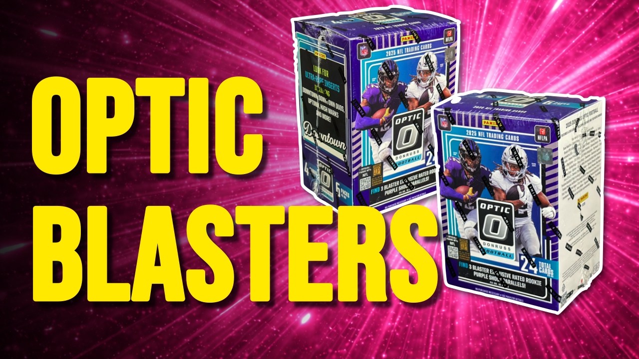Downtown Hunting! - 2025 Optic Football Card Blaster Box Opening!