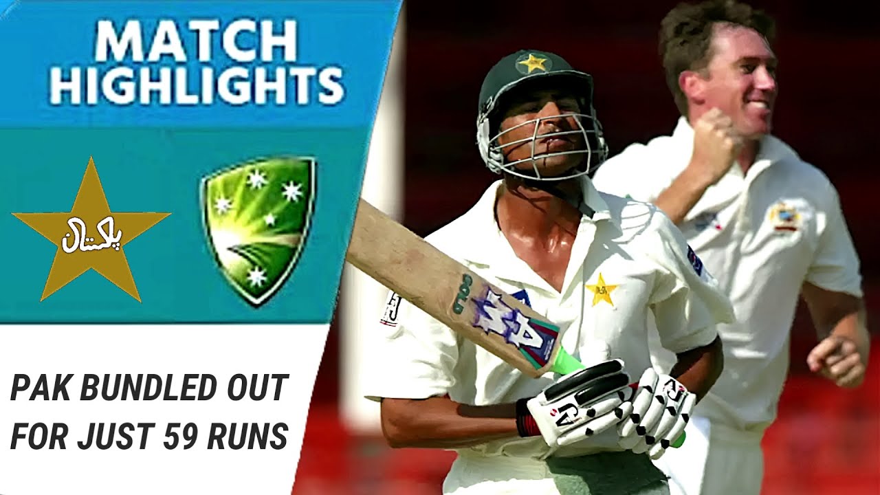 Pakistan Bundled Out For Just 59 Runs | Lowest Test Score | Shane Warne & McGrath Destroy Pakistan