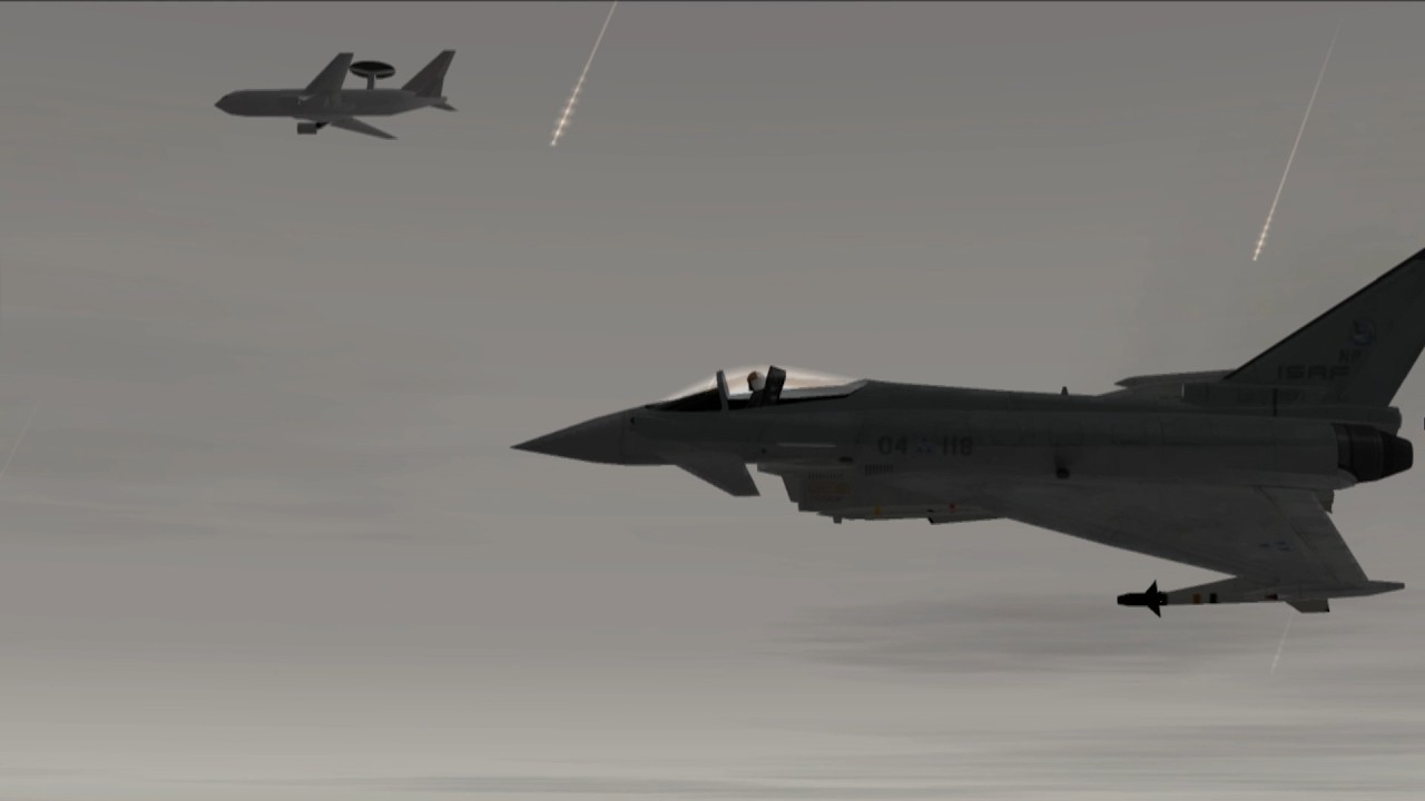 Megalith vs Eurofighter  ( Ace Combat 04: Shattered Skies )