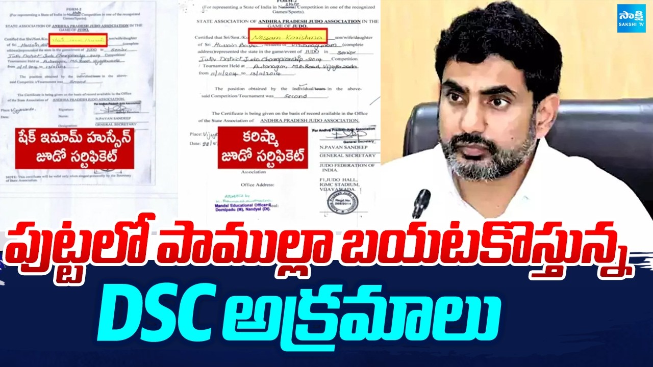 పుట్టలో పాముల్లా బయటకొస్తున్న DSC అక్రమాలు | AP DSC Scam | Sakshi TV