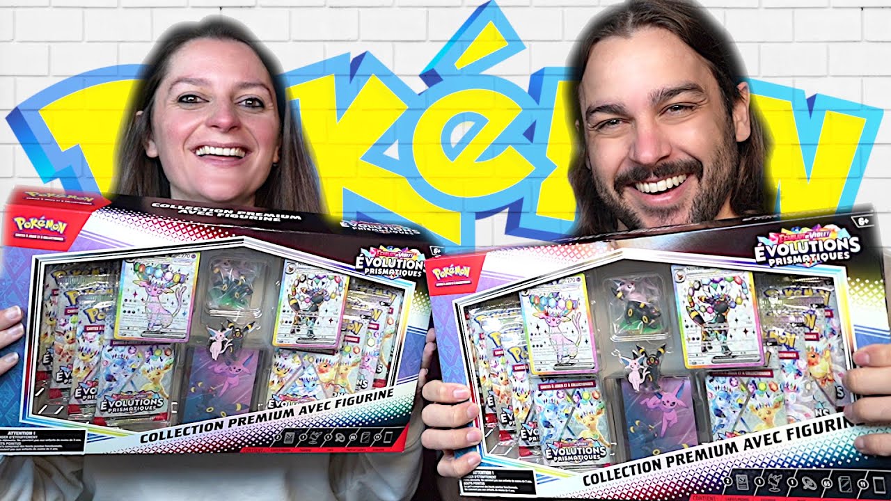 On CRAQUE pour 3 Coffret PREMIUM Evolutions Prismatiques avec Figurine ! ( Mentali vs Noctali )