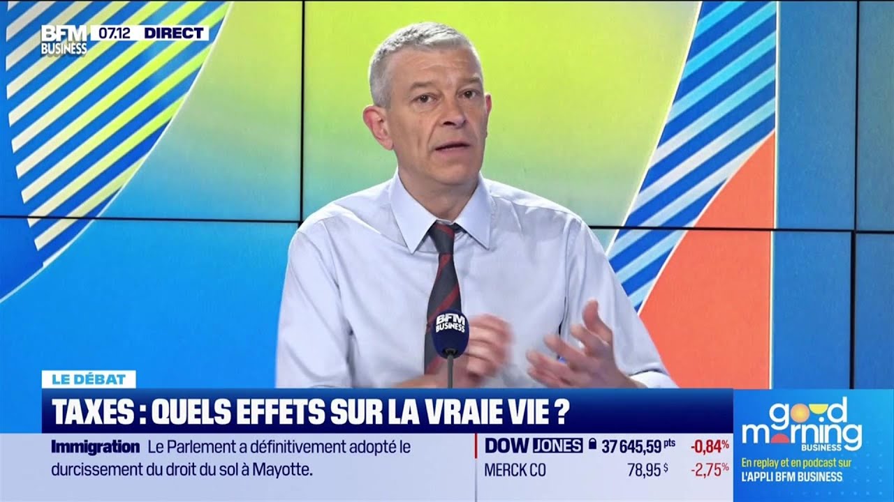 Nicolas Doze face &agrave; Jean-Marc Daniel : Taxes, quels effets sur la vraie vie ?