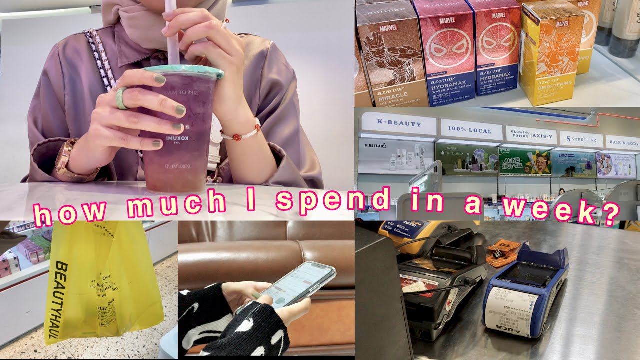how much I spend in a week 💸 Indonesia