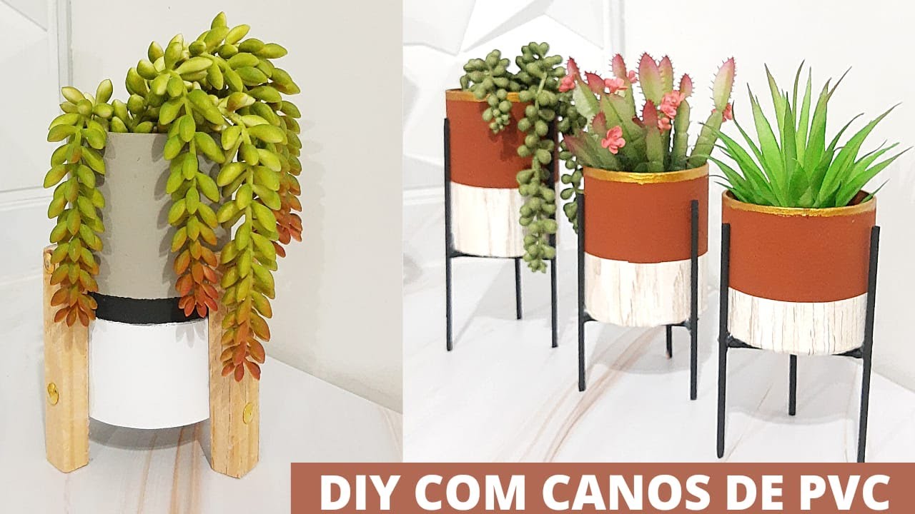 IDEIAS PARA DECORAR | GASTANDO POUCO FAÇA VC MESMO VASINHOS INCRÍVEIS⭐