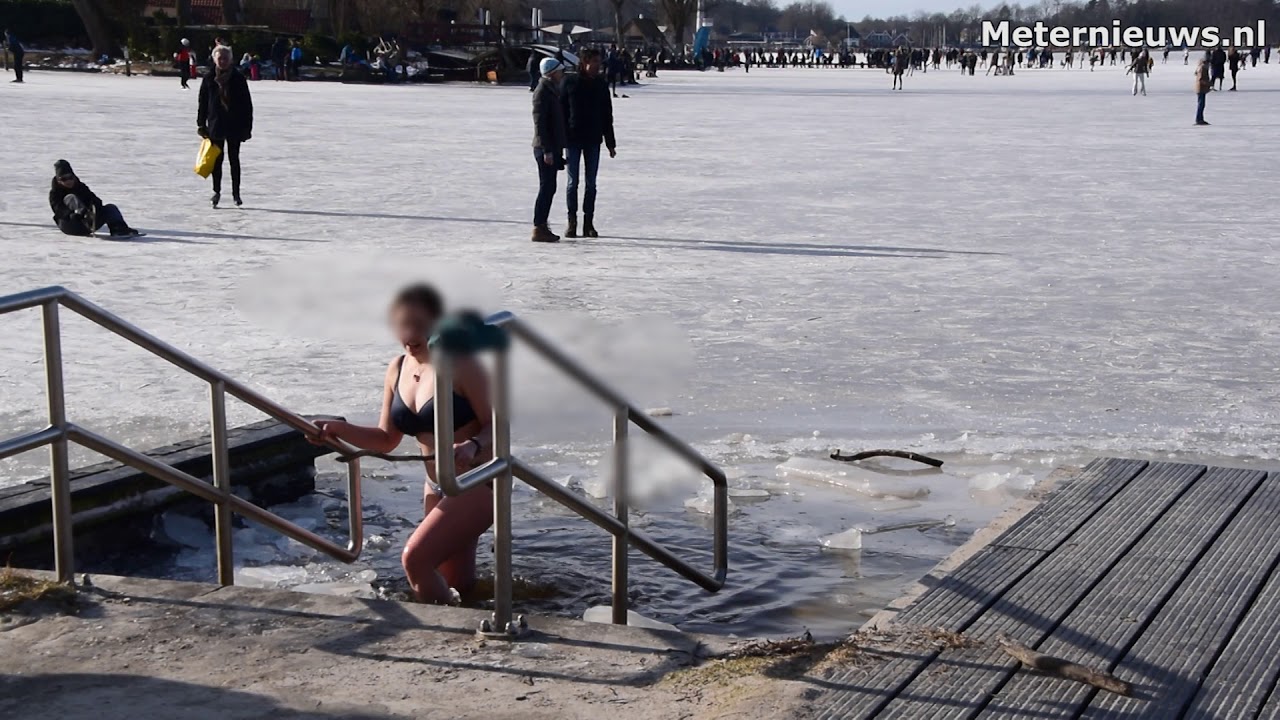 IJszwemmen in Paterswoldsemeer