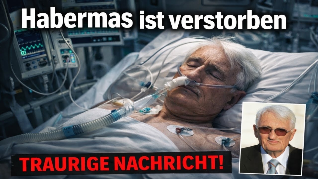 Der Philosoph J&uuml;rgen Habermas ist im Alter von 96 Jahren gestorben || 5 Minuten vor seinem Tod
