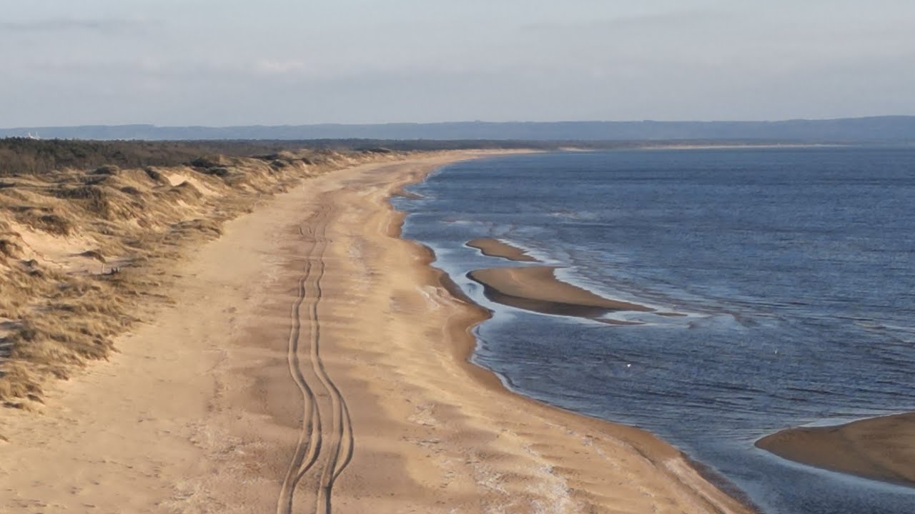 Sweden, Halland, Easter 2023. Drone 4K