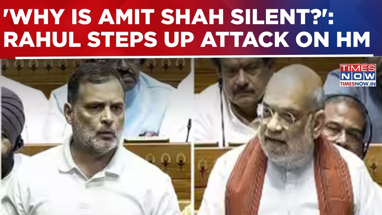 'Why Is Amit Shah Silent?' Rahul Gandhi Escalates Attack, Seeks Direct Answer On Student Crackdown