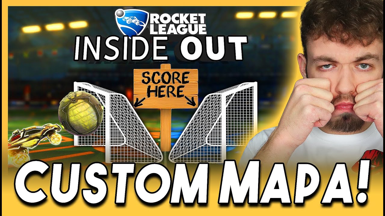 KDE JE TADY BRANKA?! 😱 CUSTOM MAP v ROCKET LEAGUE 😨