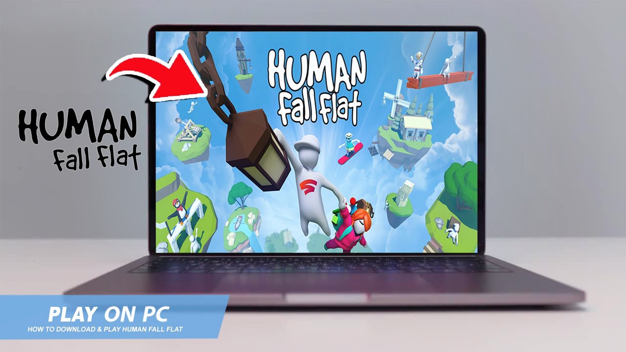 🔧HUMAN FALL FLAT: КАК СКАЧАТЬ И ИГРАТЬ В HUMAN FALL FLAT НА ПК/НОУТБУКЕ🔥(2024)