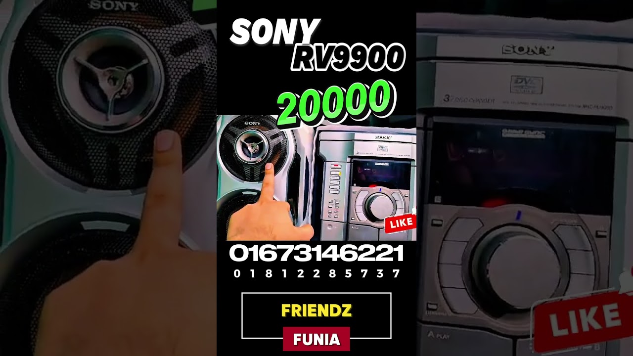 Sony rv9900 music system at take 20000 