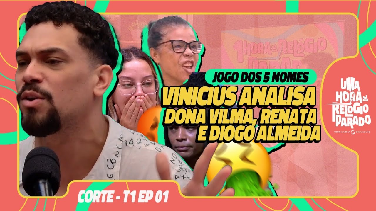 BBB 25: VINÍCIUS ANALISA DONA VILMA, RENATA, DIOGO ALMEIDA E MAIS!