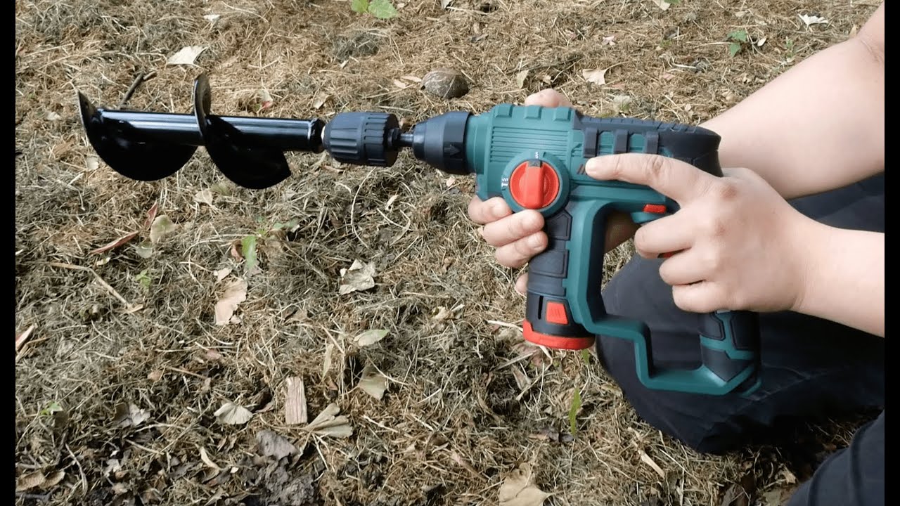 Tari&egrave;re pour Perceuse Jardin For&ecirc;t 25cm - Comment creuser des trous dans la terre pour mes plantes ?