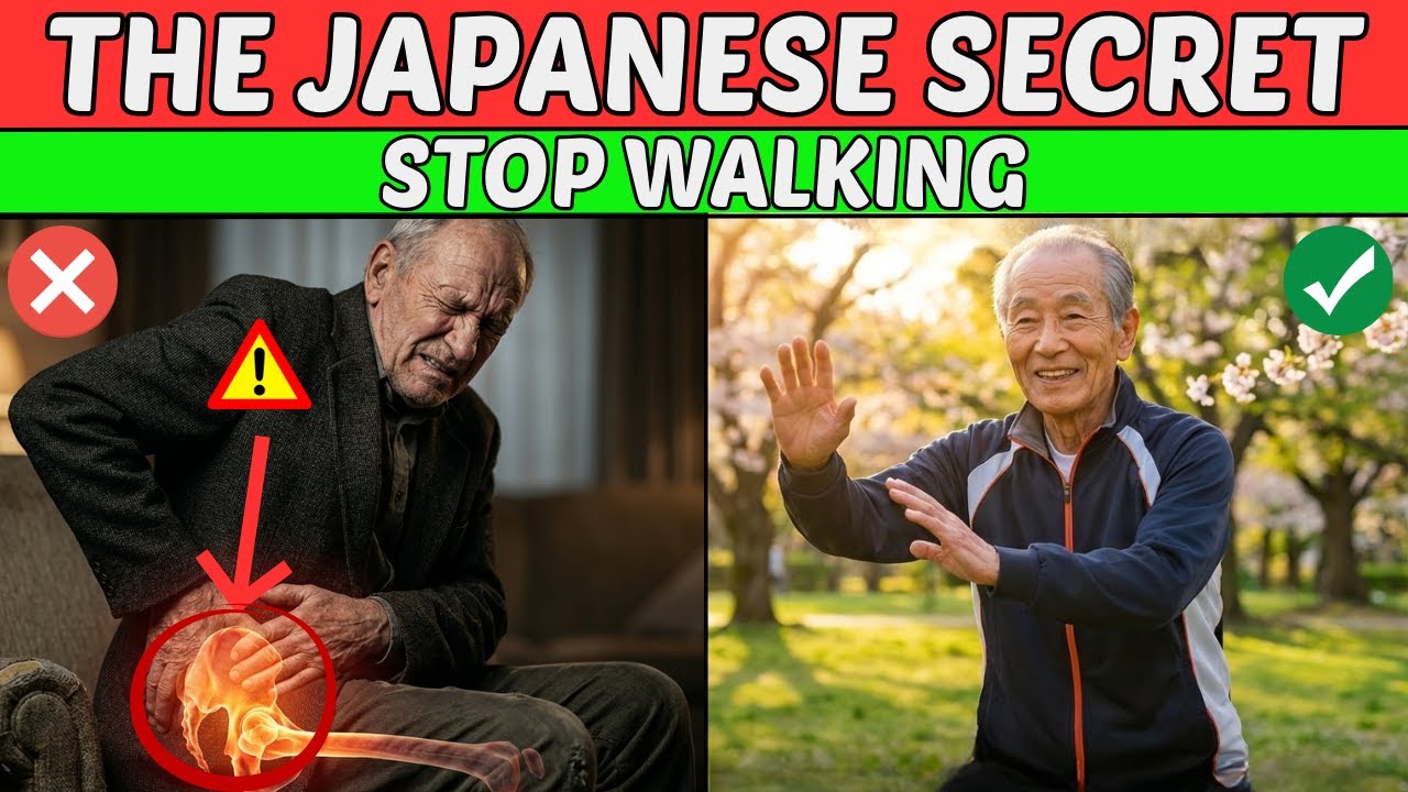 Why Japanese Don't Use CanesThe 20 Minute Japanese Technique Saving Hips from Rusting/SENIOR HEALTH