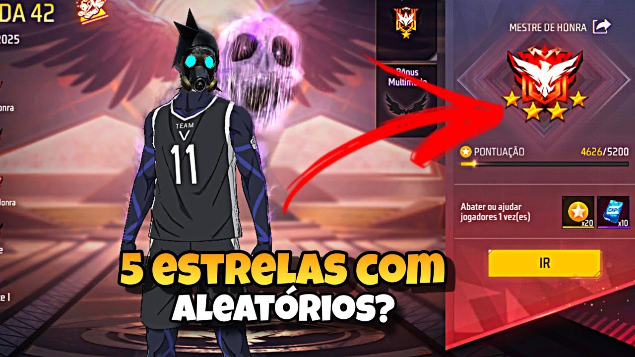 TENTANDO PEGAR 5 ESTRELAS COM ALEATÓRIOS NA NOVA ATUALIZAÇÃO, FREE FIRE MOBILE, POCOX6 PRO