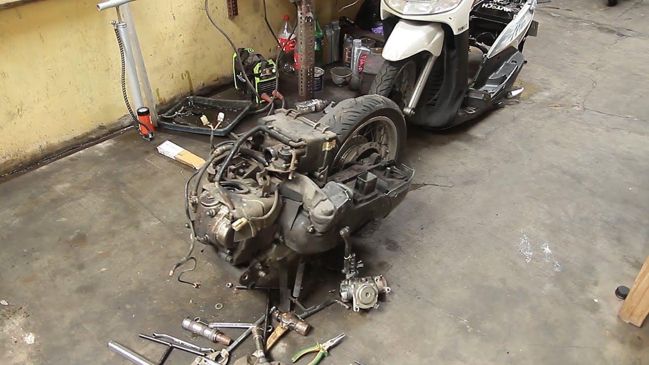 Performa Menurun - Tutorial Service Besar Yamaha Mio Part 1