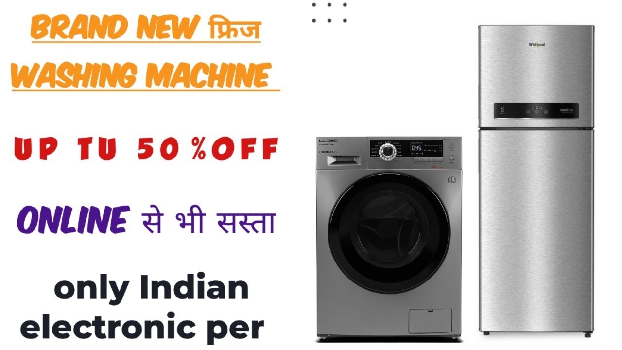  Upto 50%off Whirlpool frige washing machine AC LG fridge double door 