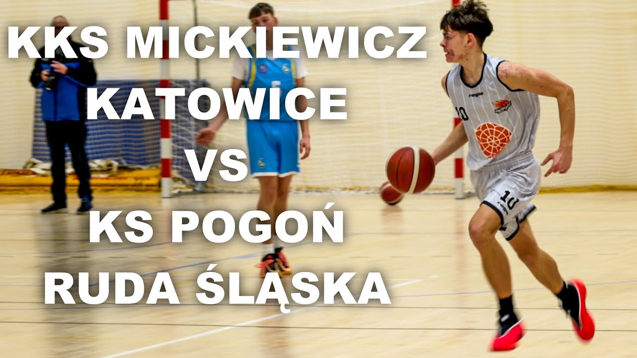 Basketball U17 KKS Mickiewicz Katowice vs KS Pogoń Ruda Śląska