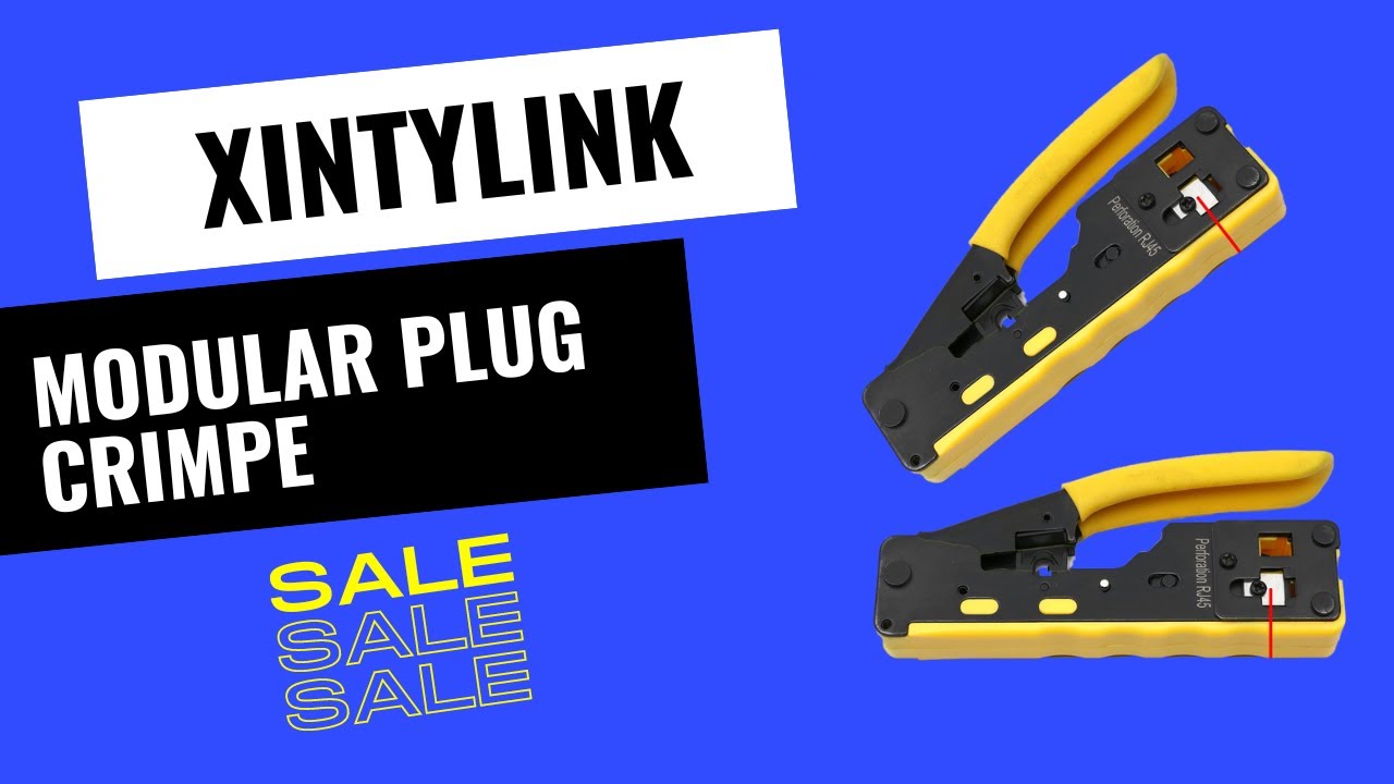 How to Crimping and Test Rj45 with Xintylink Modular Plug Crimper and ANENG Network Cable Tester