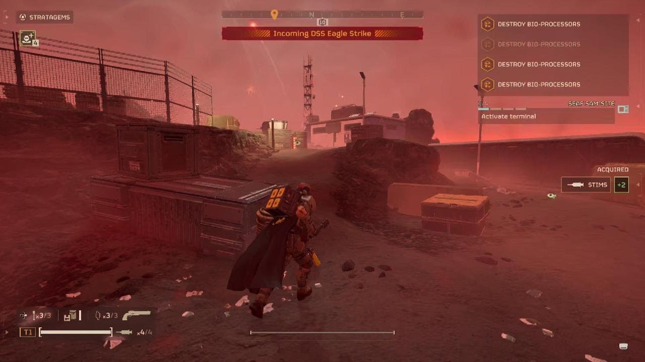 HELLDIVERS 2 blitz- mission /solo the Automaton/new lavaplanet