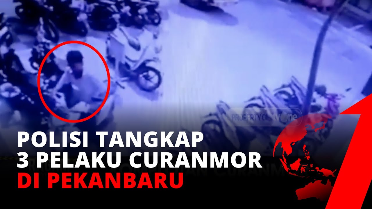 Polisi Tangkap 3 Pelaku Pencurian Motor di Pekanbaru Riau