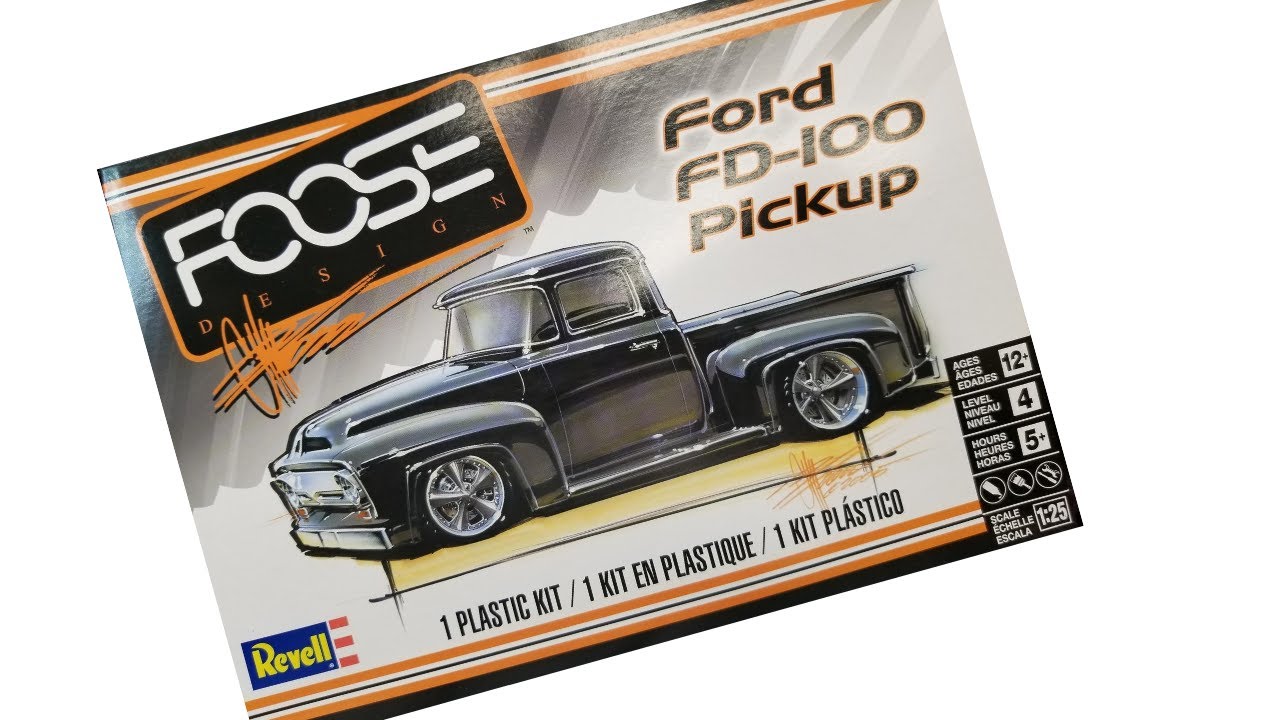 Модель пикапа Ford FD-100 от Foose Design, модель Revell, масштаб 1:25, версия PT:1.