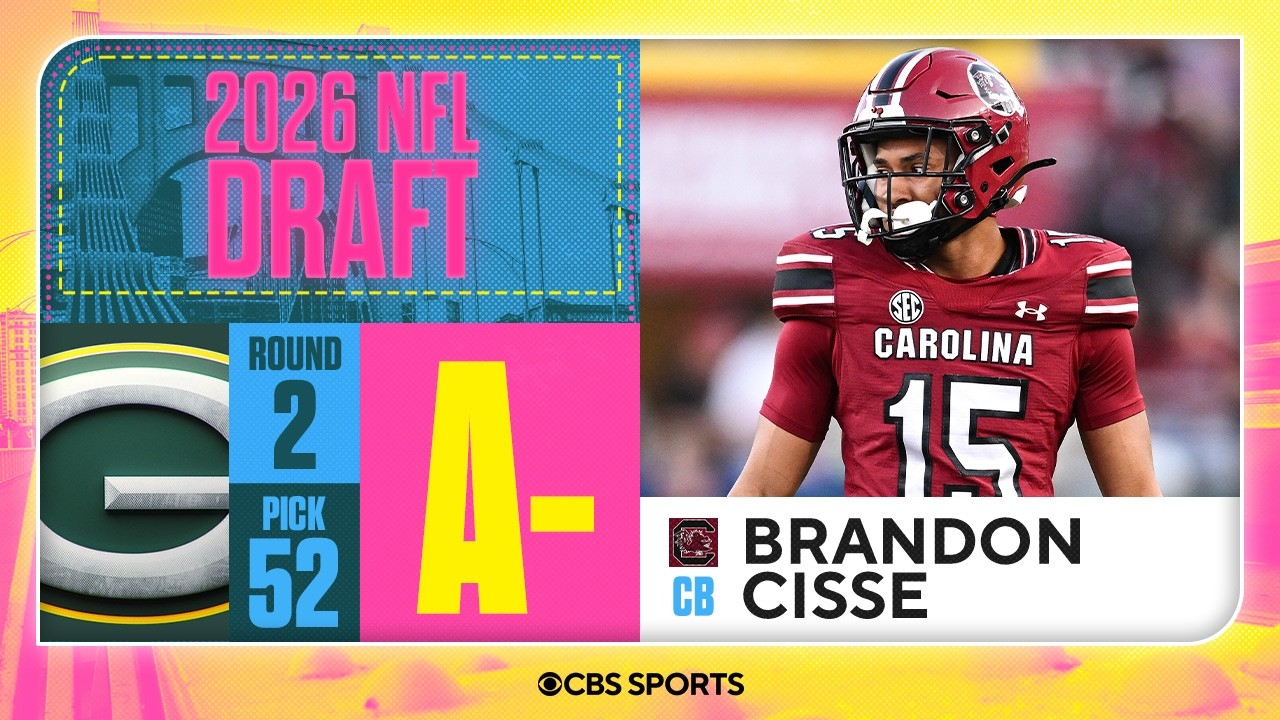 Packers select Brandon Cisse in Second Round, No. 52 overall | 2026 NFL Draft Grades & Reaction