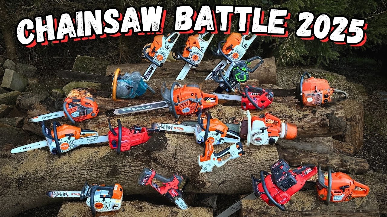 We TEST 18 Chainsaws In ONE Video! Chainsaw Special