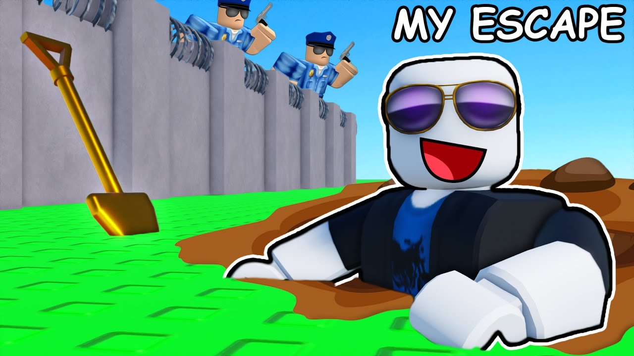 копаю, чтобы СБЕЖАТЬ из тюрьмы в Roblox...