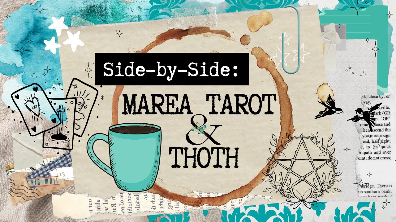 Marea Tarot (Masha Kulenović) & Thoth tarot - Side-by-Side comparison #mareatarot