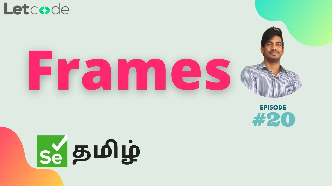 How To Handle Frames in Selenium தமிழ் | Selenium Tamil Tutorial