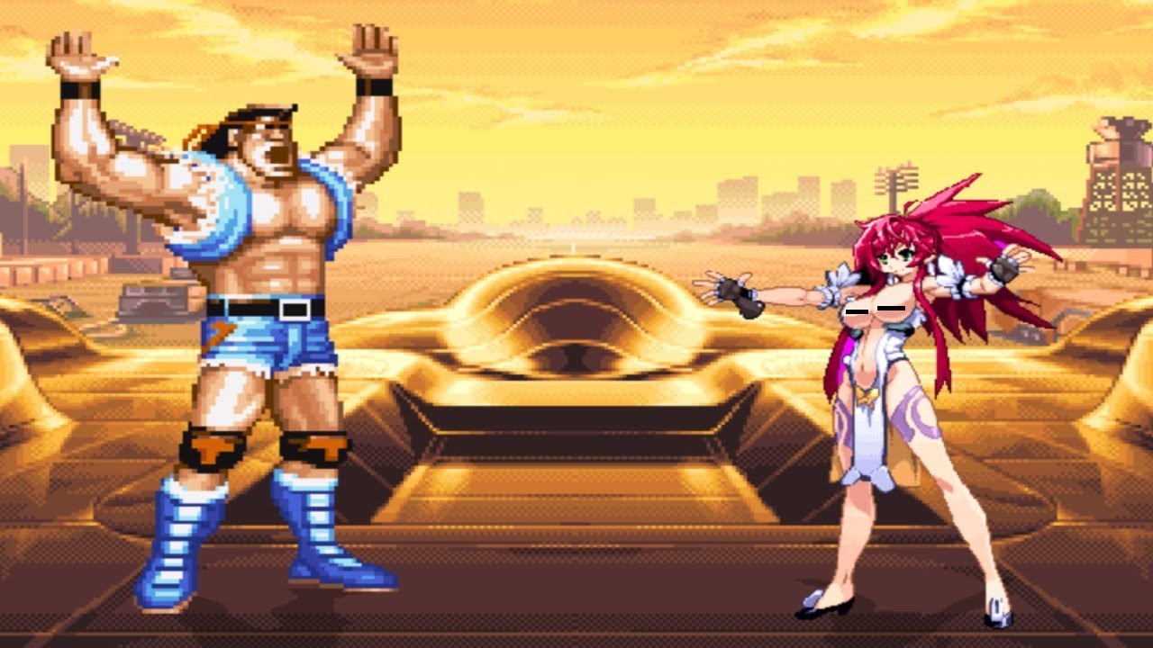 TITAN THE GREAT vs LUNA HIMEKI - High Level Gameplay - Mugen