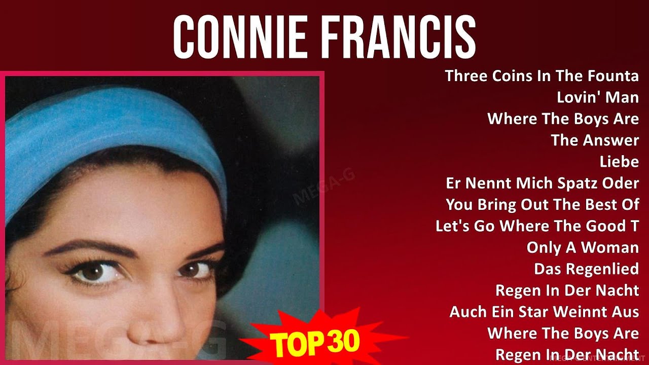 C o n n i e F r a n c i s 2024 MIX Gr&ouml;&szlig;te Erfolge 1 STUNDE ~ 1940s Music ~ Top Brill Building Po...
