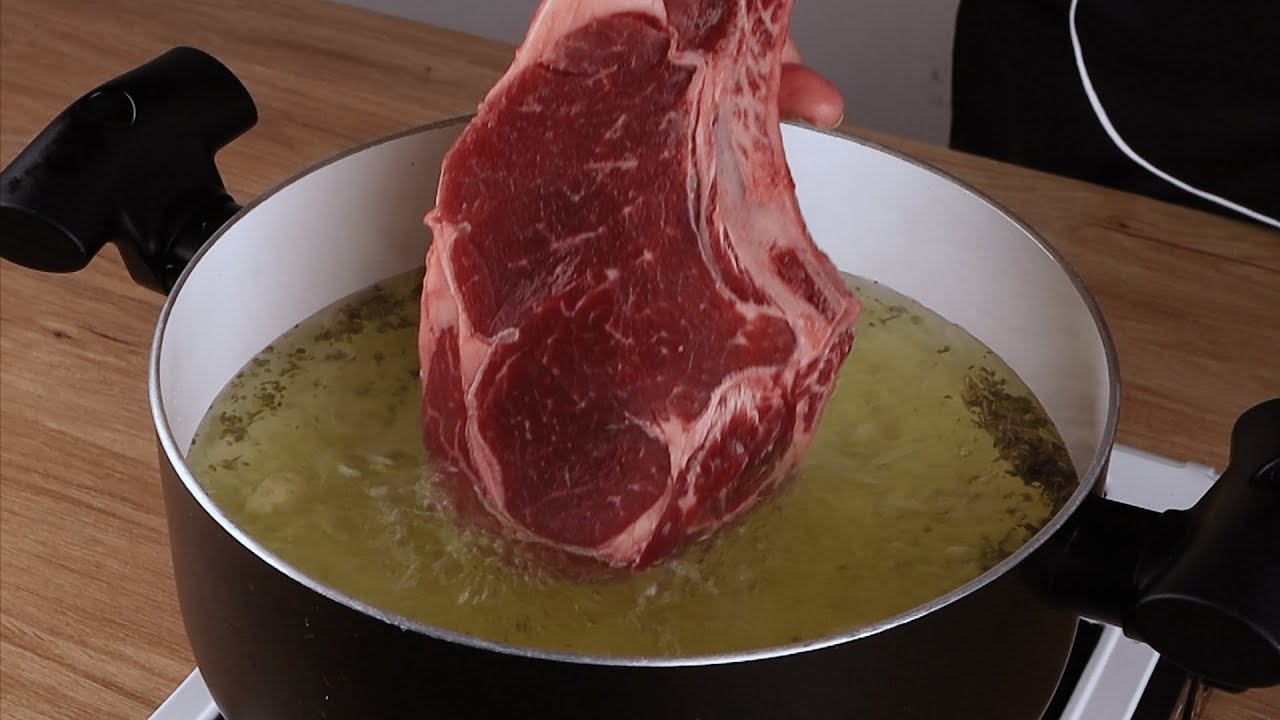 Coloca la carne en agua hirviendo, aprendí esto en una parrilla de cinco estrellas