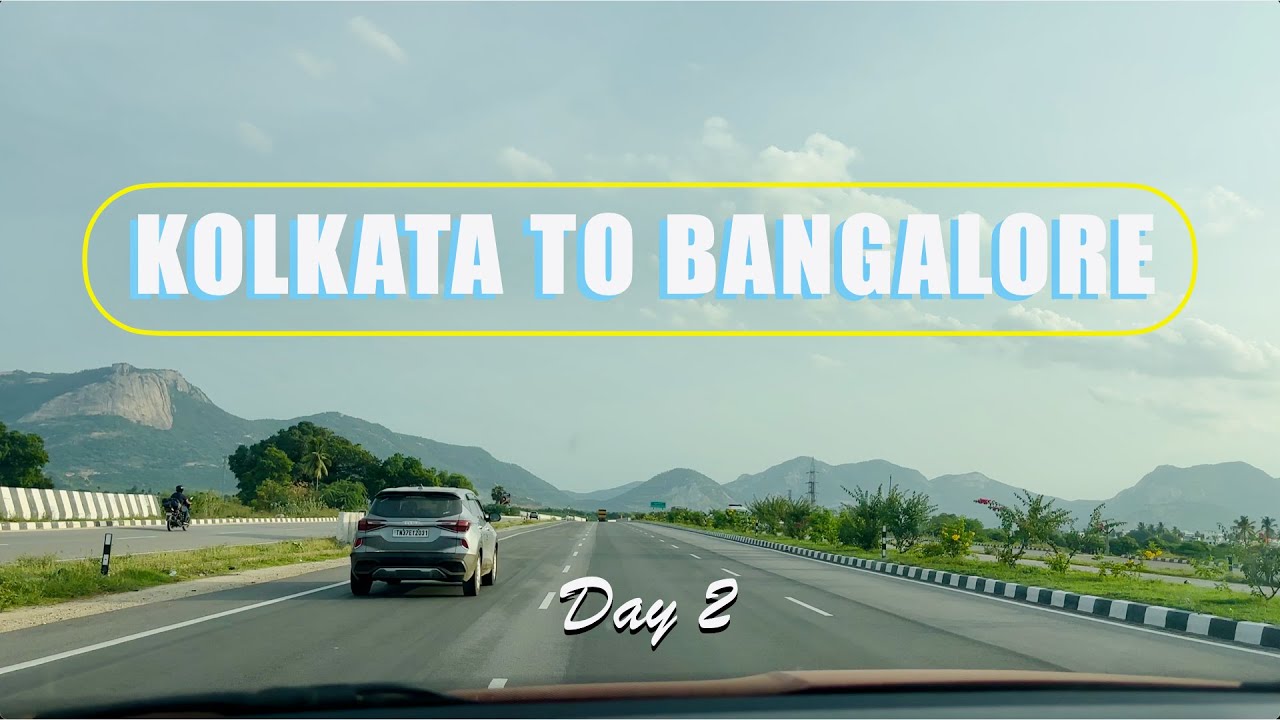 Ep13 - Kolkata to Bangalore Road Trip - Day 2 | Vizag to Bangalore by car| 1800kms | SKODA KUSHAQ