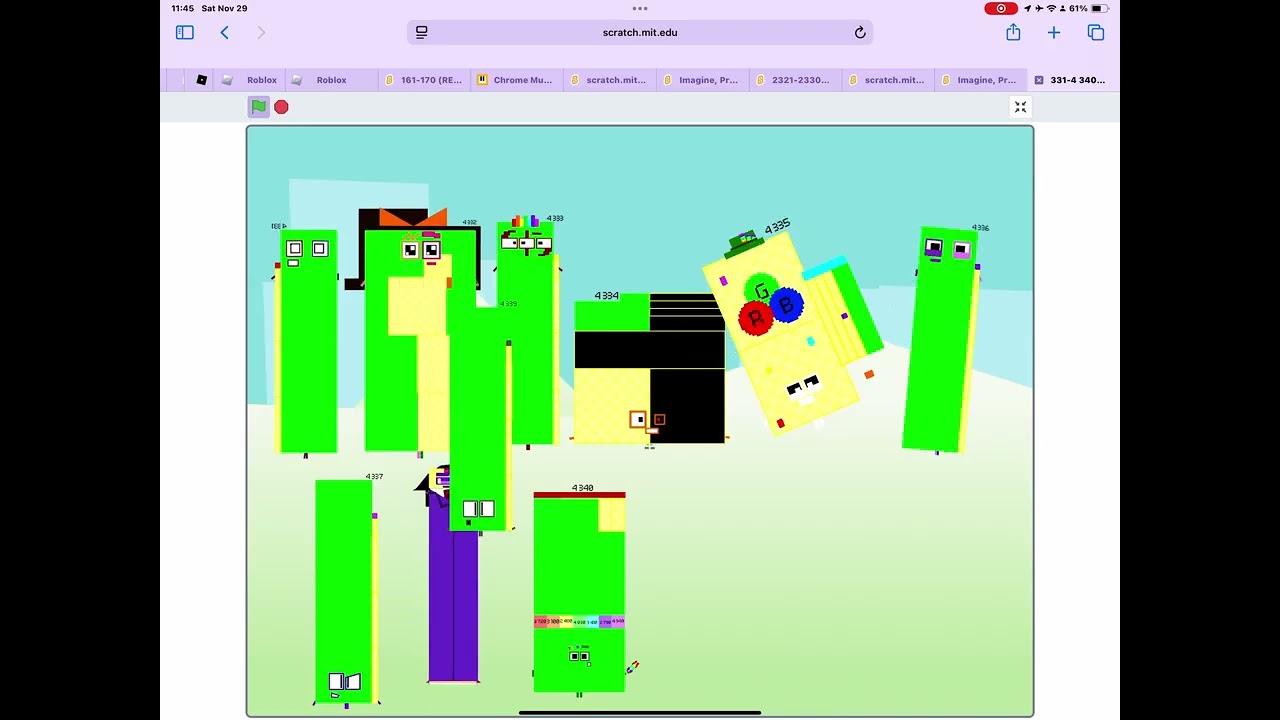 Numberblock band retro 4 301 4 400