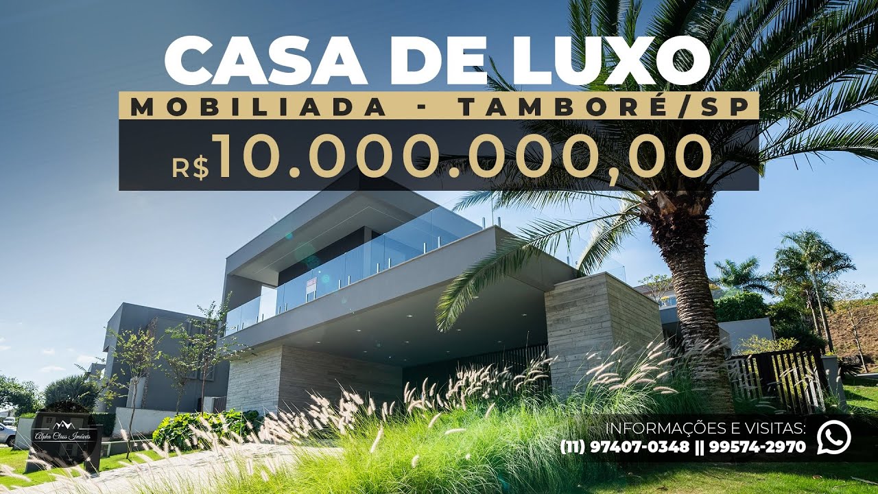 CASA DE LUXO EM TAMBORÉ SP | RESIDENCIAL VILA SOLAIA