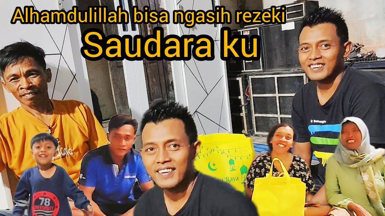 ALHAMDULILLAH BISA NGASIH REZEKI SAUDARAKU