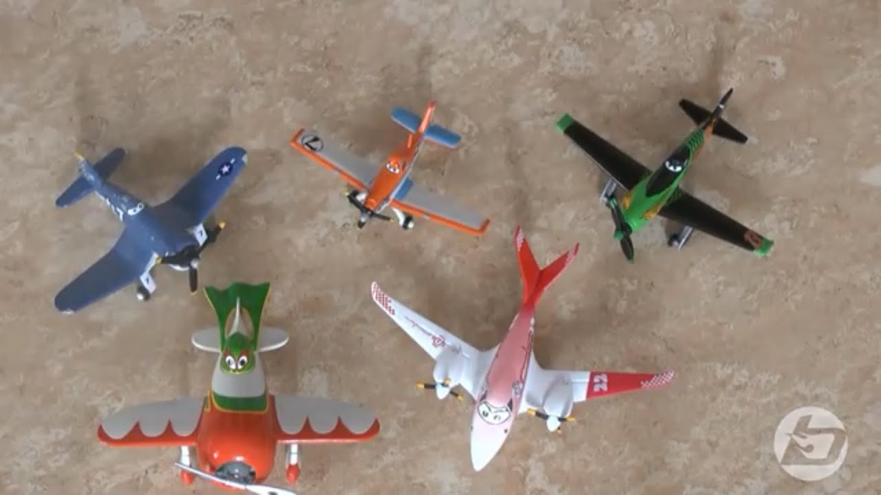 Disney Planes major unboxing Racing Dusty & El Chubracabra + Rochelle double pack, T-Shirt and more
