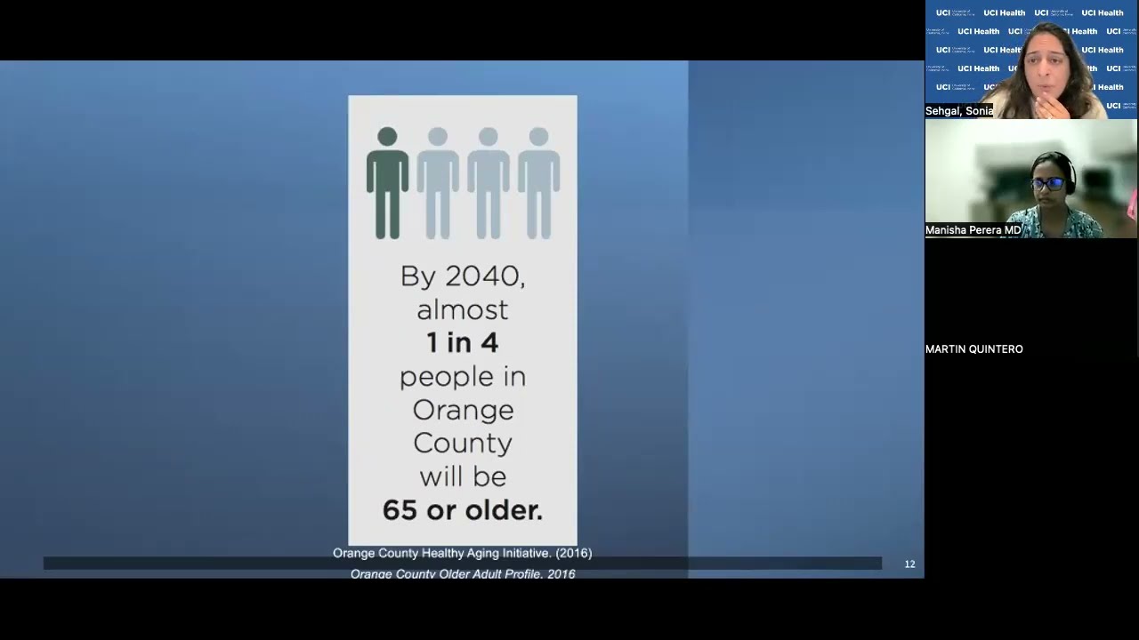 UCI GWEP Virtual Education Series : Cognitive Impairment - Your Patient Screens Positive, Now What?