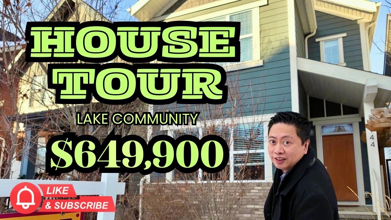 Жилой комплекс Mahogany Lake Community в Калгари | Экскурсия по красивым домам в юго-восточной ча...