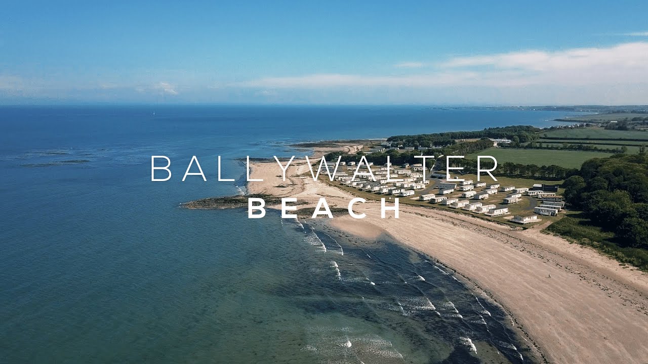 Ballywalter Beach - 4K Aerial Footage