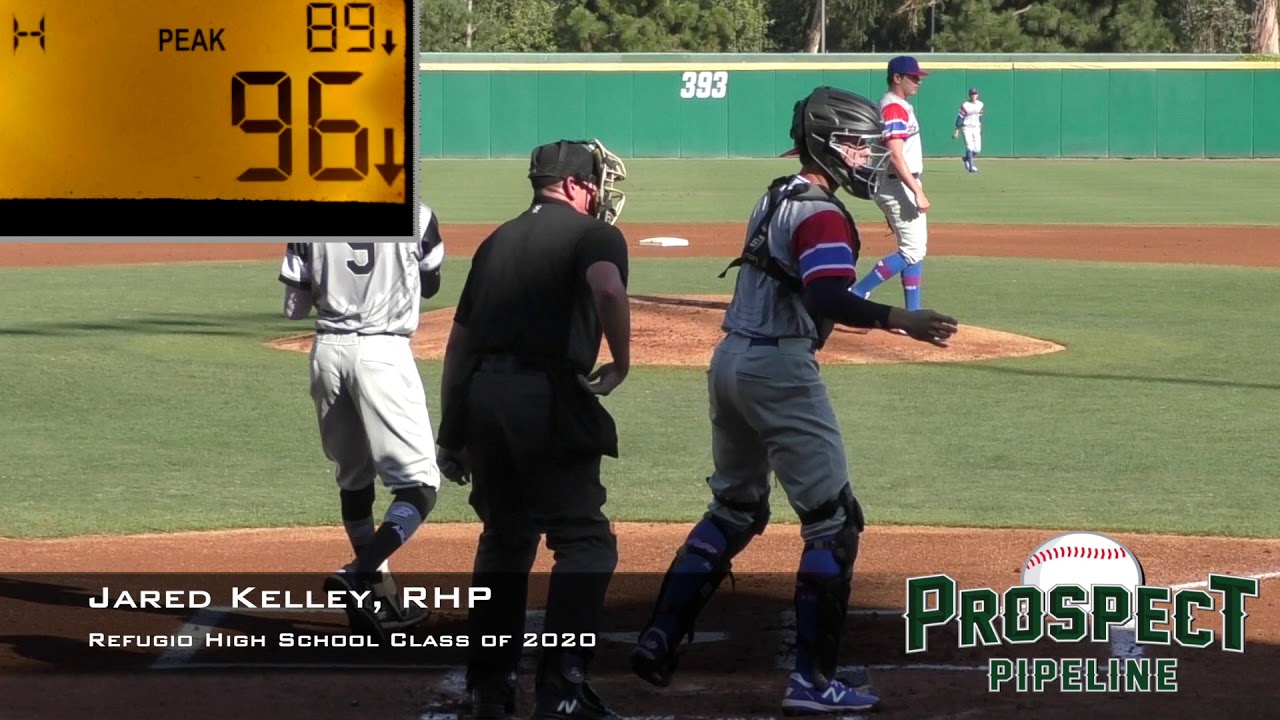 Jared Kelley Prospect Video, RHP, Refugio High School Class of 2020 (Area Code Games)