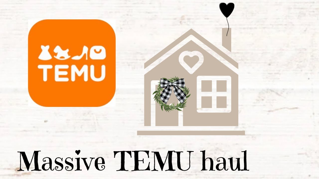 My MASSIVE TEMU haul 🧡 get up £100 worth of coupons from this video!!