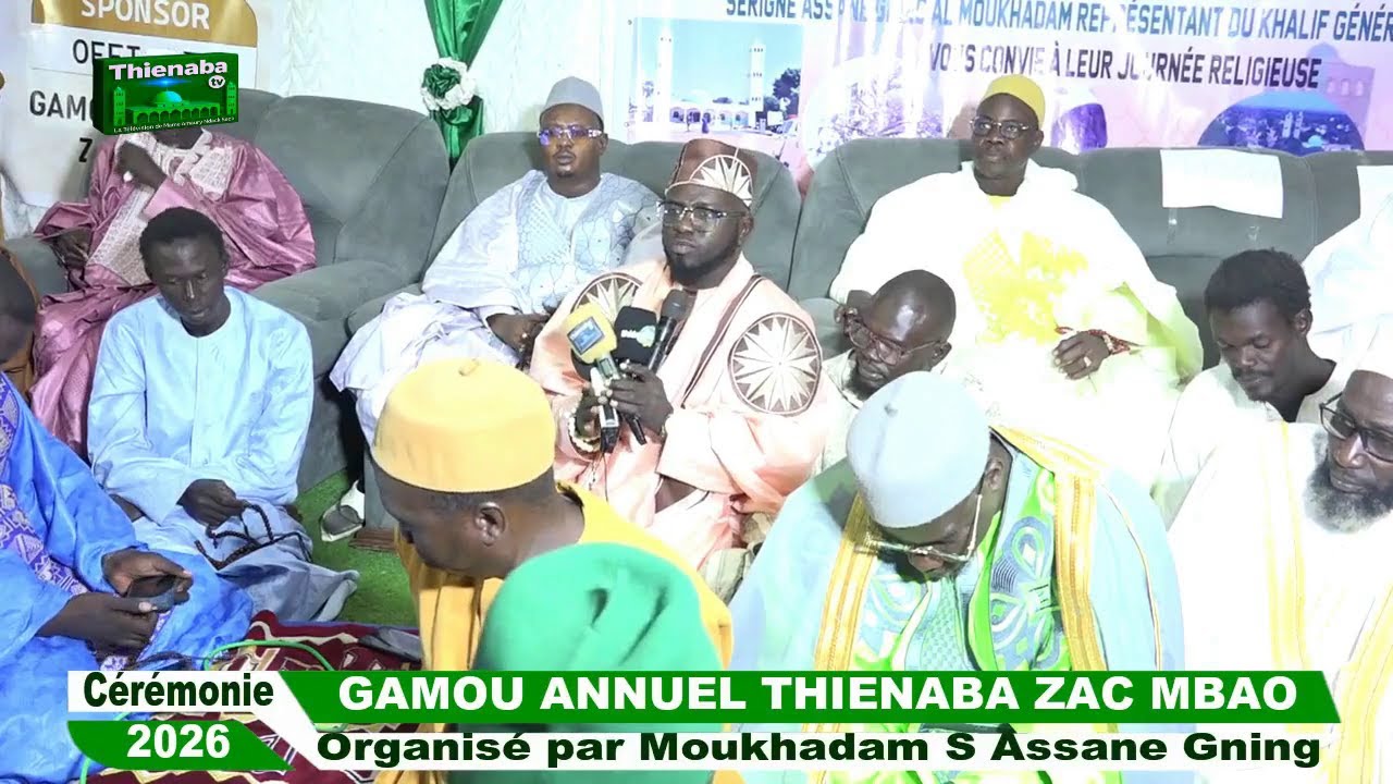 Kaddou yiiCérémonie GAMOU THIENABA ZAC MBAO Organisé par Moukhadam S Assane Gning