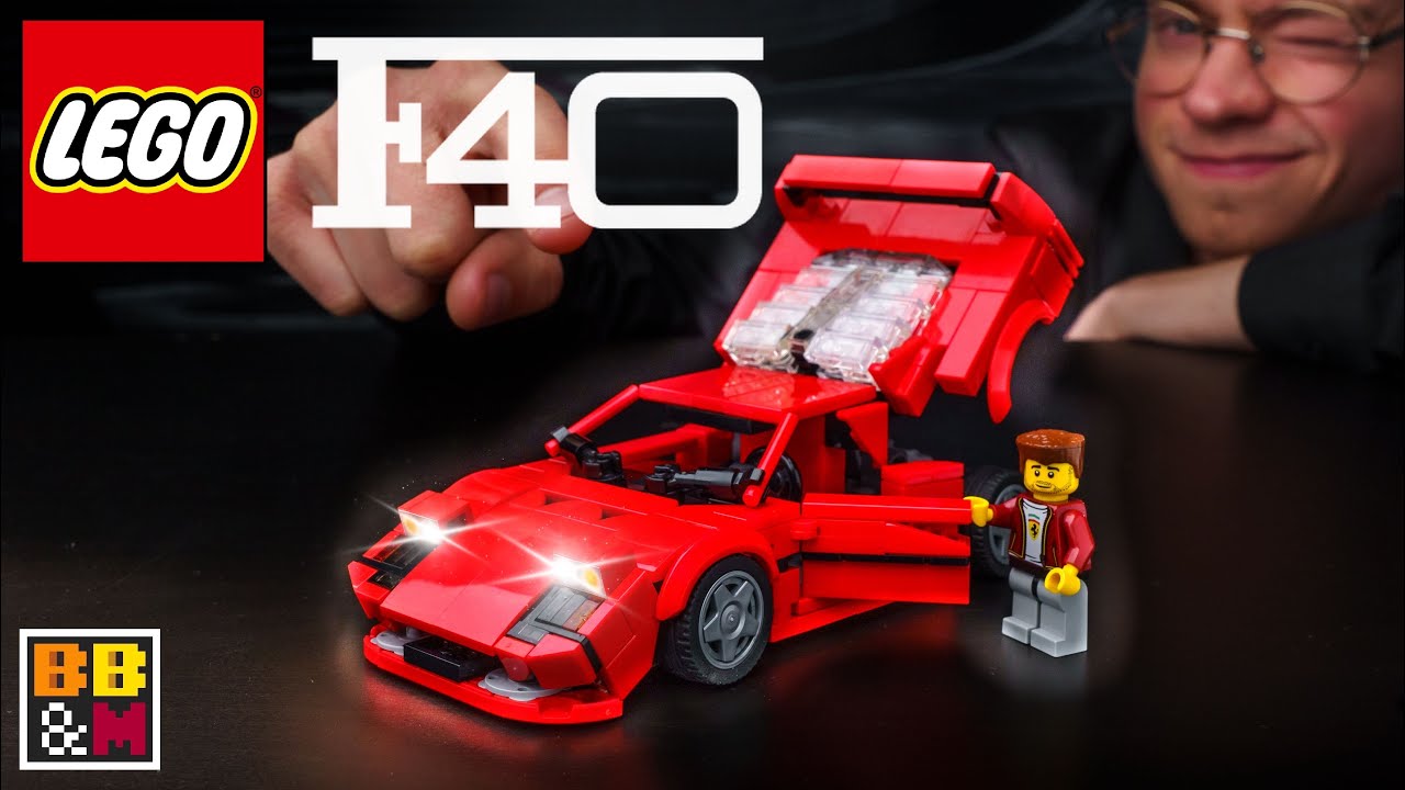 LEGO Speed ​​Champions Ferrari F40 | с выдвижными ящиками 😉