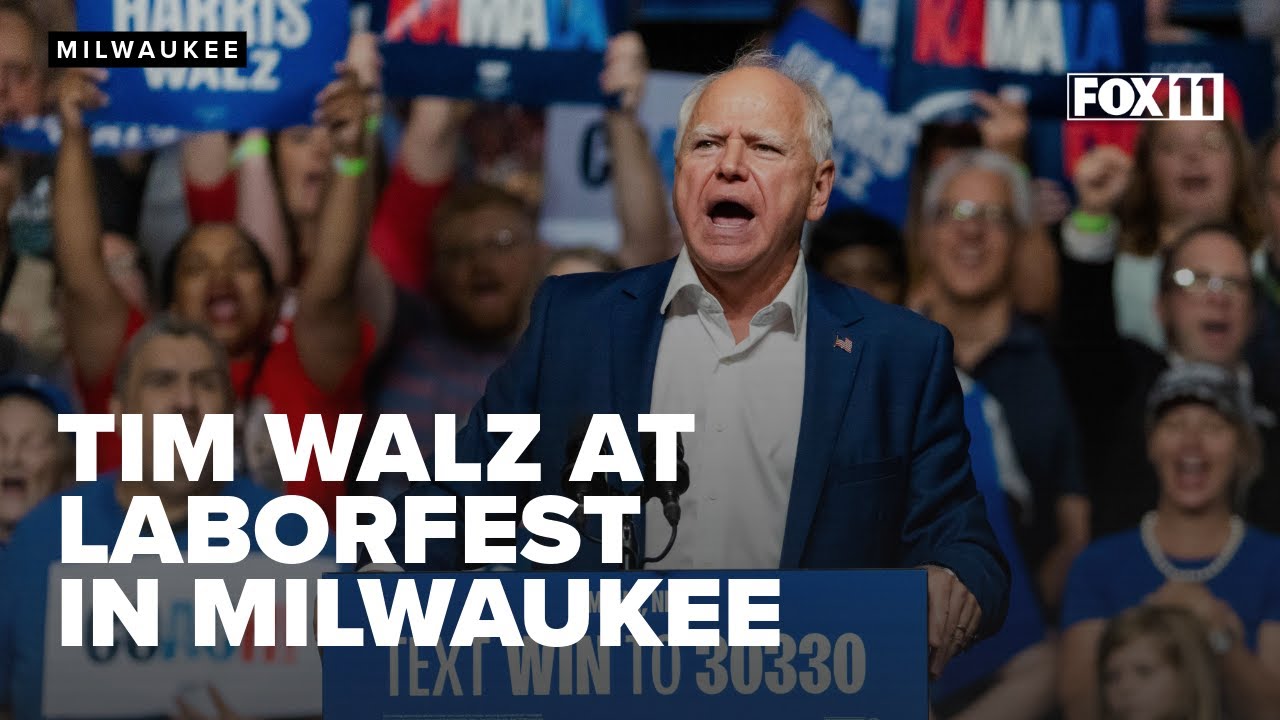 Walz speaks at Laborfest in Milwaukee