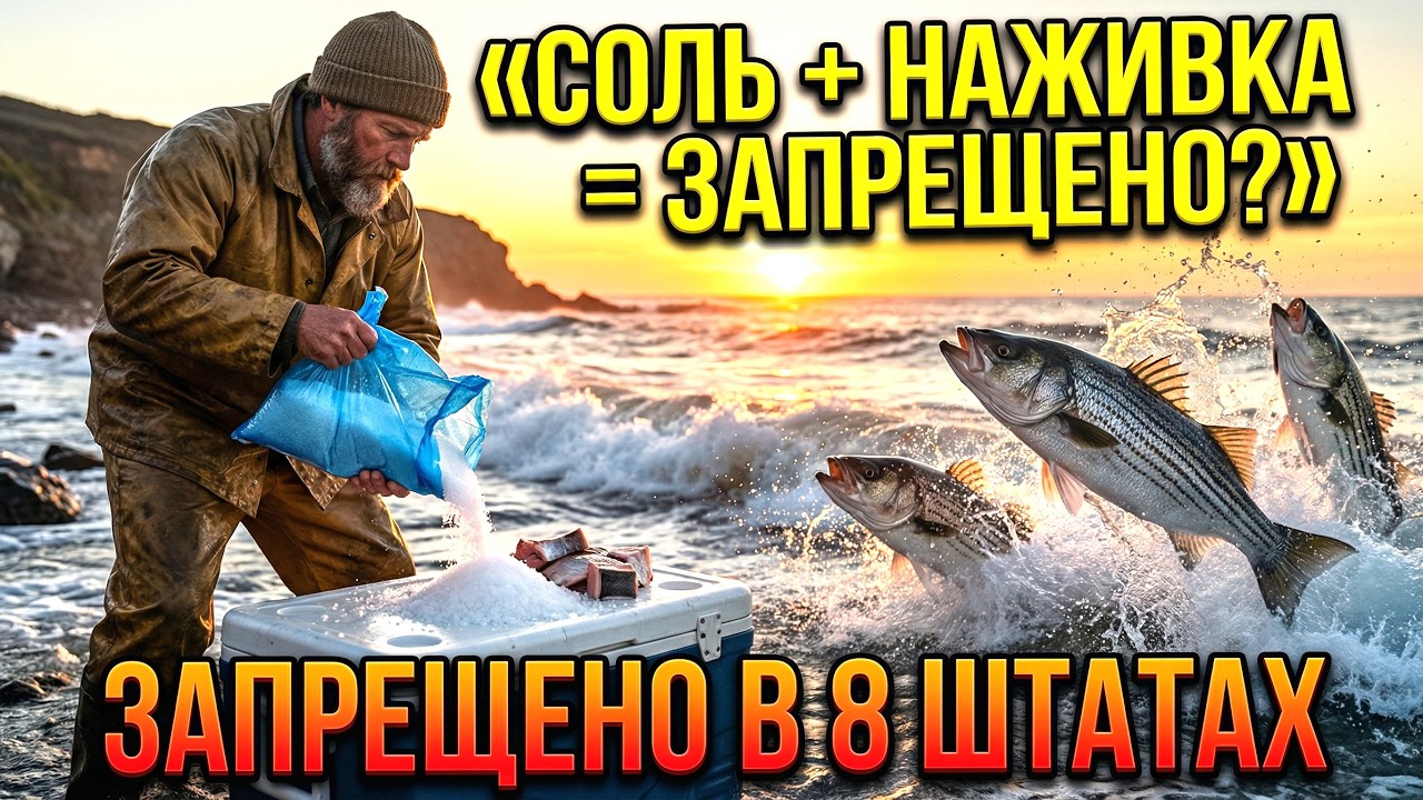 Этот Прием Береговой Рыбалки Запрещен В 8 Прибрежных Штатах — Ловит Слишком Много Слишком Быстро